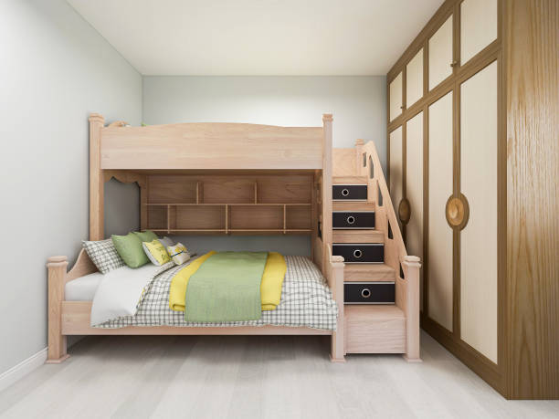 there is a closet next to the children's room